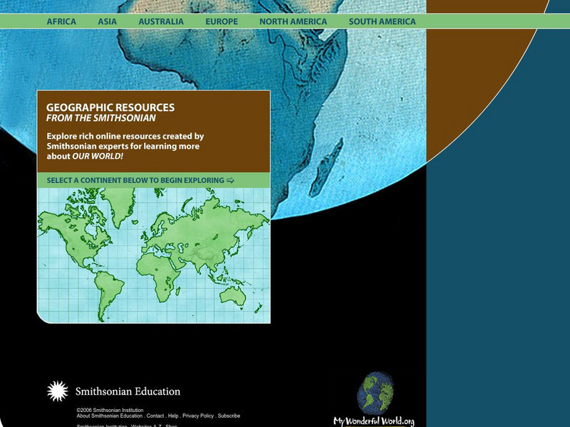 Smithsonian Education: My Wonderful World Interactive Smithsonian Education: My Wonderful World Interactive