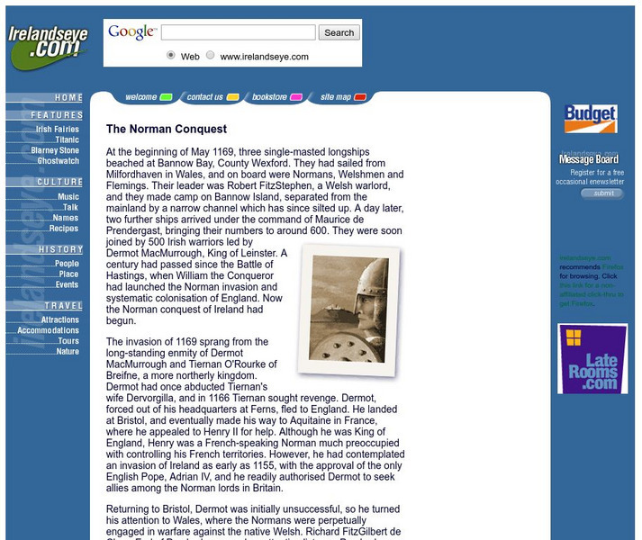 The Norman Conquest (Of Ireland) Article The Norman Conquest (Of Ireland) Article