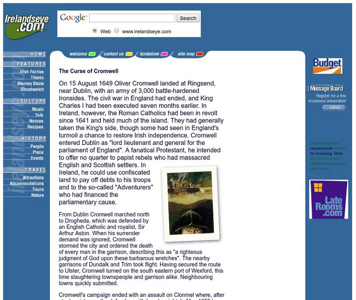 The Curse of Cromwell Article The Curse of Cromwell Article