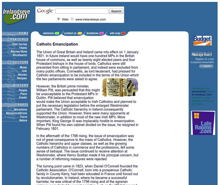 Catholic Emancipation (Ireland) Article Catholic Emancipation (Ireland) Article