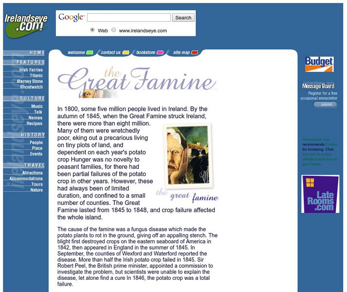 The Great Famine Article The Great Famine Article