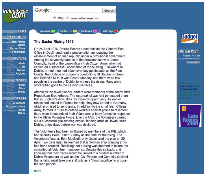 The Easter Rising 1916 Article The Easter Rising 1916 Article