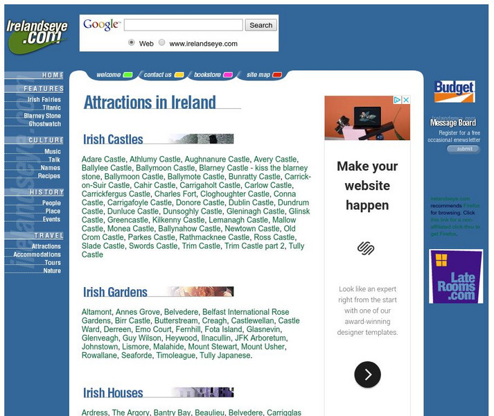 Attractions in Ireland Website Attractions in Ireland Website