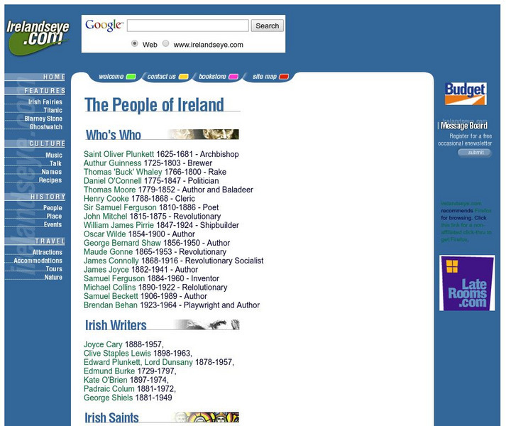 The People of Ireland Article