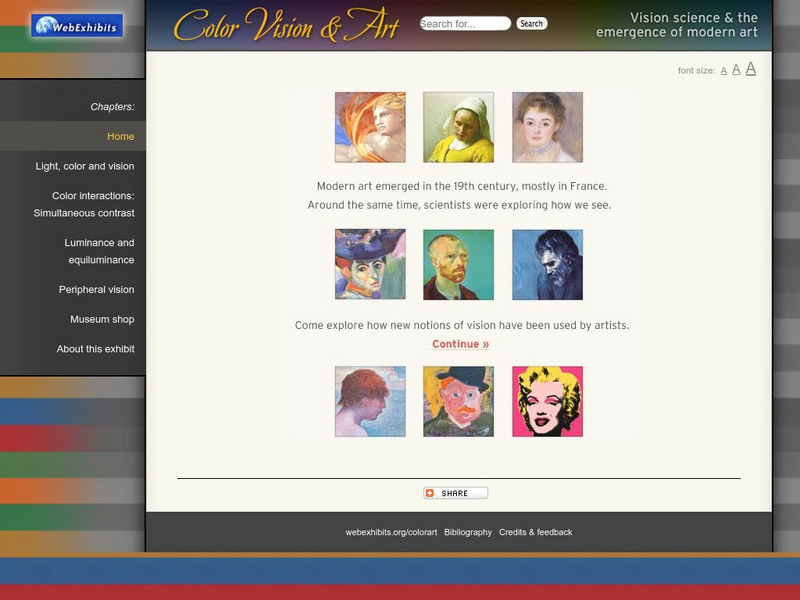 Web Exhibits: Color Vision & Art Graphic Web Exhibits: Color Vision & Art Graphic