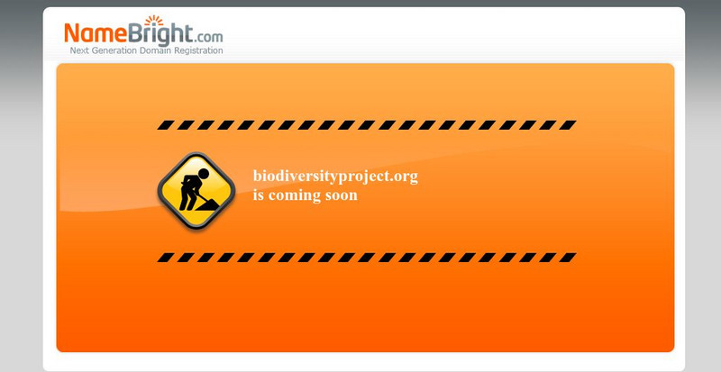Biodiversity Project Website Biodiversity Project Website