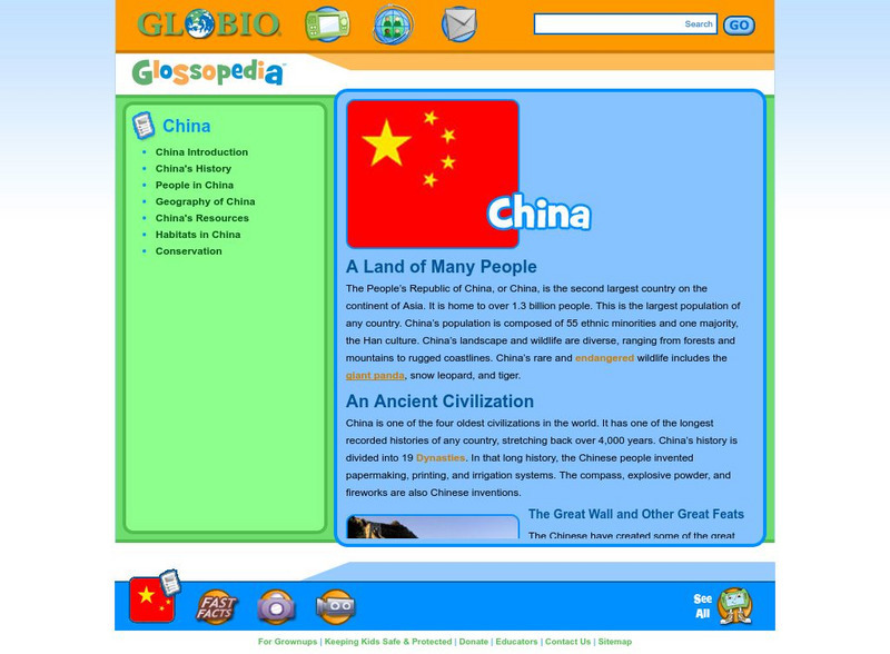 Glossopedia: China Handout Glossopedia: China Handout