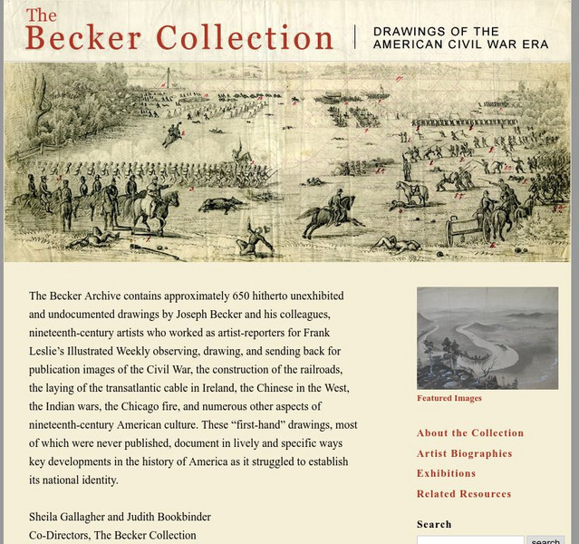 Becker Collections: Drawings of the American Civil War Graphic