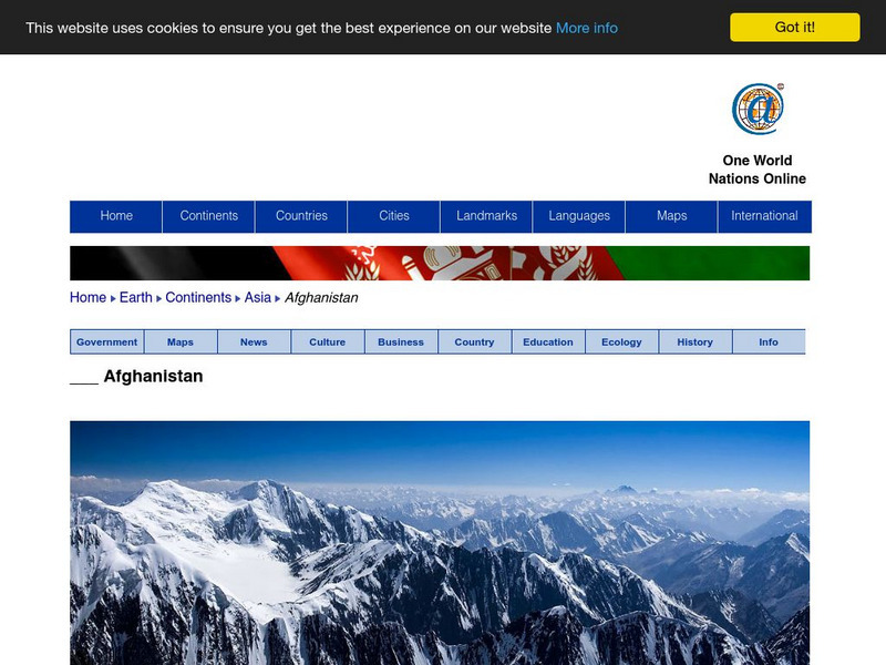 Nations Online: Afghanistan Website Nations Online: Afghanistan Website