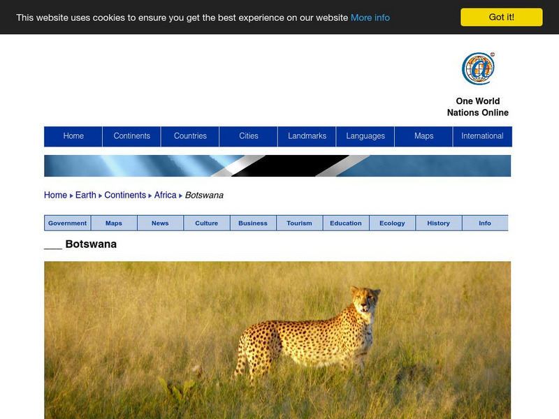 Nations Online: Botswana Website Nations Online: Botswana Website
