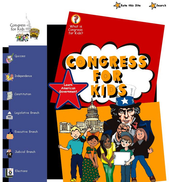 Congress for Kids Website Congress for Kids Website