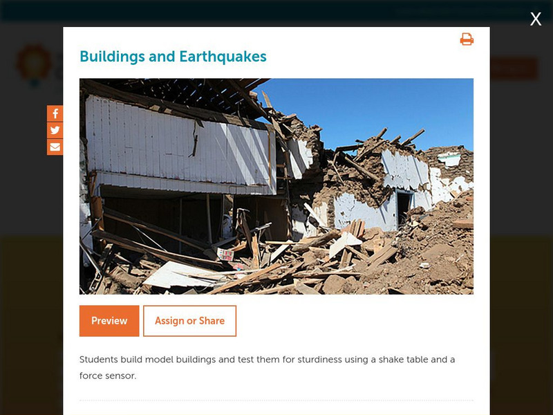 Concord Consortium: Stem Resources: Buildings and Earthquakes Interactive Concord Consortium: Stem Resources: Buildings and Earthquakes Interactive