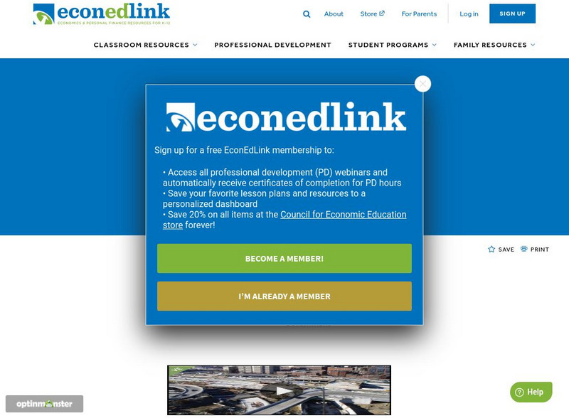 Econedlink: Government Failures/public Choice Analysis Interactive