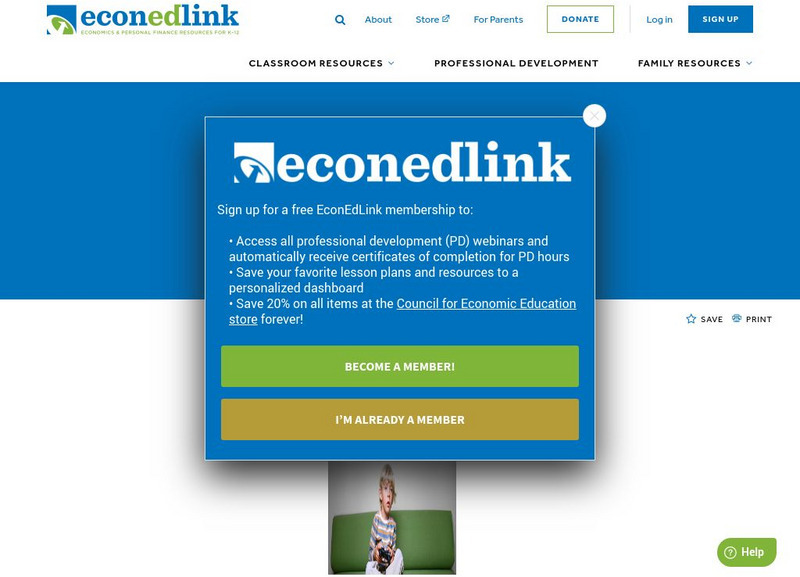 Econ Ed Link: You Decide! Lesson Plan Econ Ed Link: You Decide! Lesson Plan
