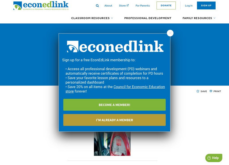 Econ Ed Link: Inventive Incentive Lesson Plan Econ Ed Link: Inventive Incentive Lesson Plan