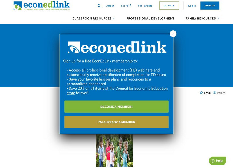 Econ Ed Link: The Mystery of Is It Mine or Ours? Lesson Plan Econ Ed Link: The Mystery of Is It Mine or Ours? Lesson Plan