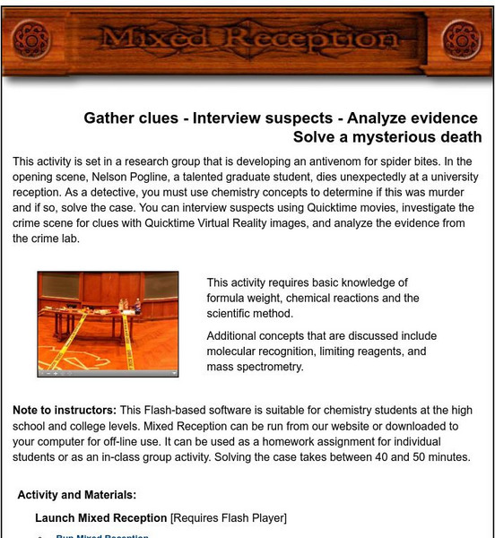 Chem Collective: Mixed Reception Lesson Plan Chem Collective: Mixed Reception Lesson Plan