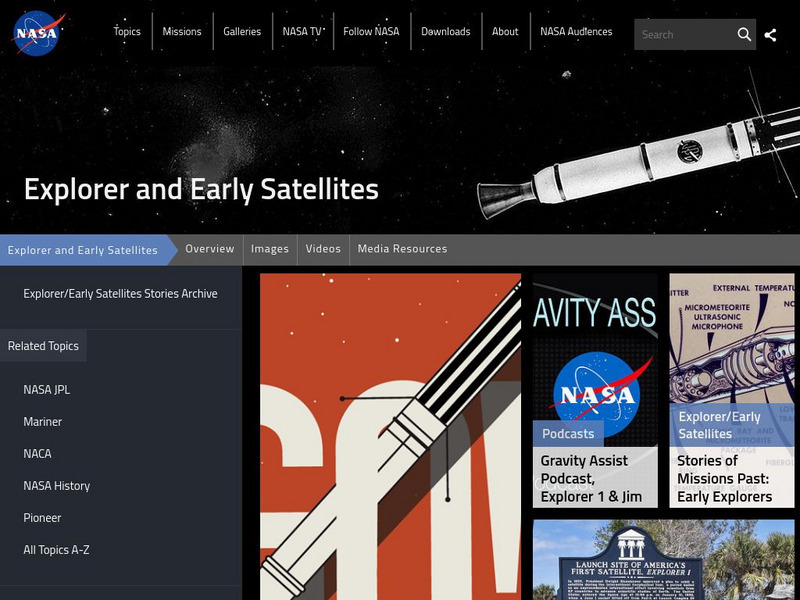 Nasa: Explorer: America's First Spacecraft Website Nasa: Explorer: America's First Spacecraft Website