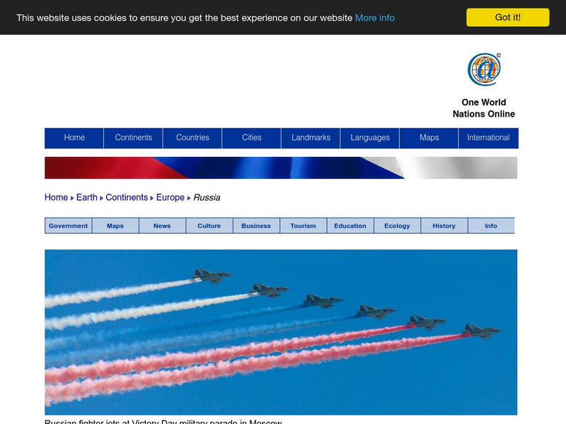 Nations Online: Russia Website Nations Online: Russia Website