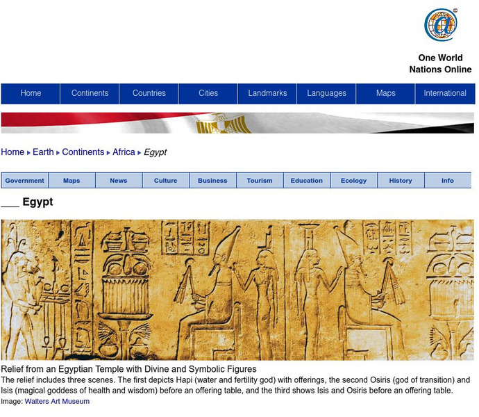 Nations Online: Egypt Website Nations Online: Egypt Website