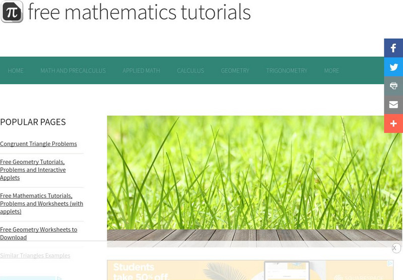 Analyze Math: Congruent Triangle Examples Activity Analyze Math: Congruent Triangle Examples Activity