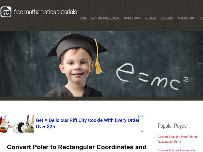 Analyze Math: Convert Polar to Rectangular Coordinates and Vice Versa Activity Analyze Math: Convert Polar to Rectangular Coordinates and Vice Versa Activity