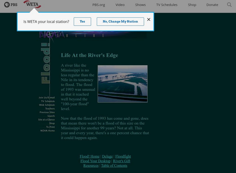 Pbs: Life at the River's Edge Activity Pbs: Life at the River's Edge Activity