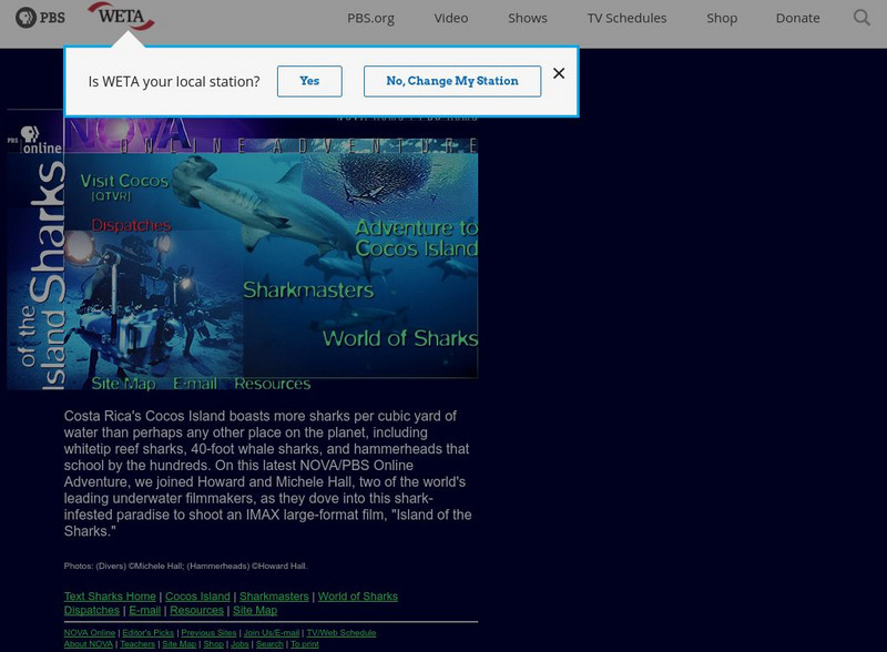Nova Online: Island of the Sharks Unit Plan Nova Online: Island of the Sharks Unit Plan
