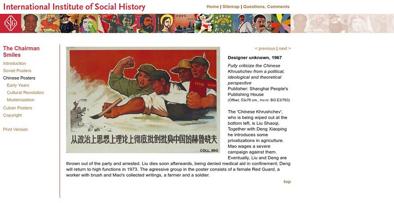 International Institute of Social History:fully Criticize the Chinese Khrushchev Graphic