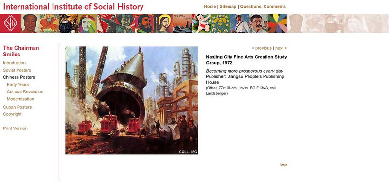 International Institute of Social History: Becoming More Prosperous Every Day Graphic