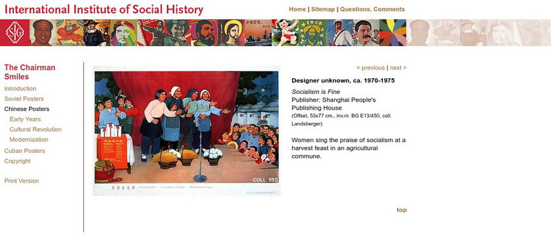 International Institute of Social History: Socialism Is Fine Graphic International Institute of Social History: Socialism Is Fine Graphic