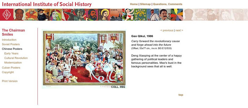 International Institute of Social History: Carry Forward the Revolutionary Cause Graphic International Institute of Social History: Carry Forward the Revolutionary Cause Graphic