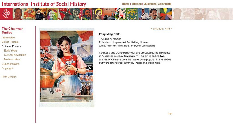 International Institute of Social History: The Age of Smiling Graphic International Institute of Social History: The Age of Smiling Graphic