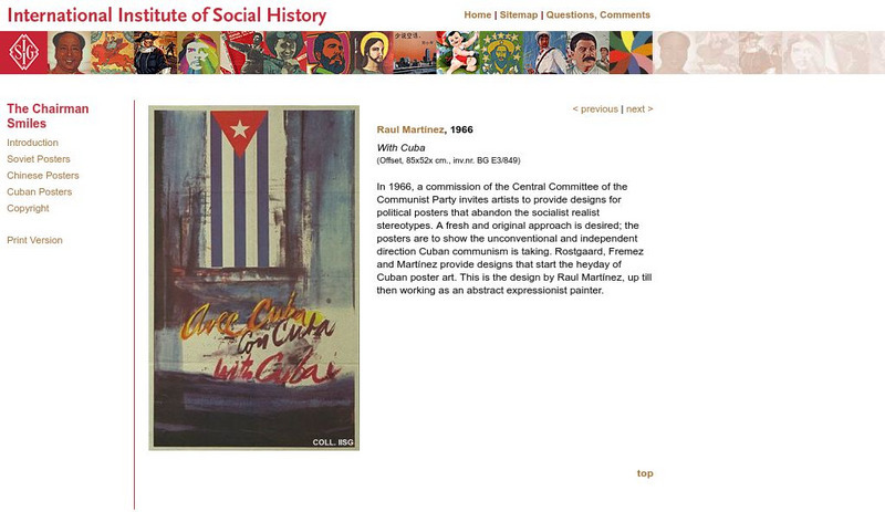 International Institute of Social History: With Cuba Graphic International Institute of Social History: With Cuba Graphic