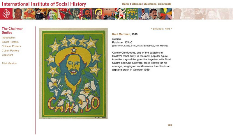 International Institute of Social History: Camilo Graphic International Institute of Social History: Camilo Graphic