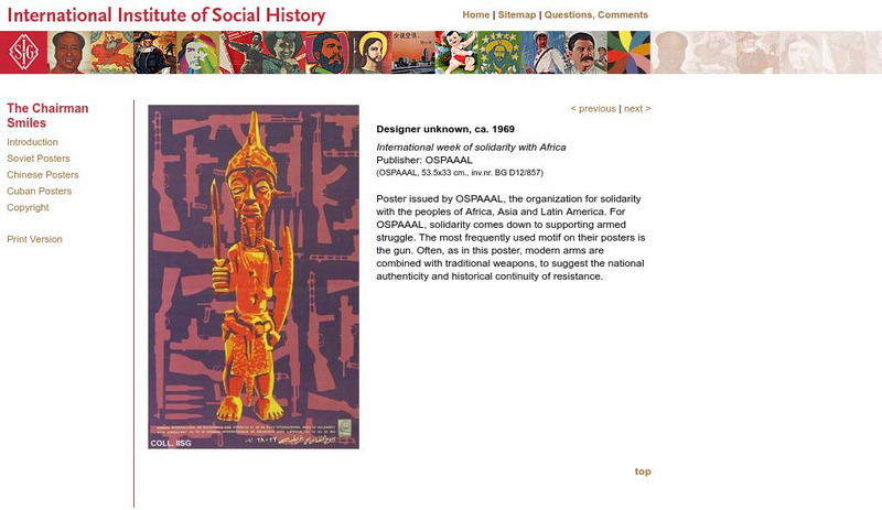 International Institute of Social History: International Week of Solidarity With Graphic International Institute of Social History: International Week of Solidarity With Graphic