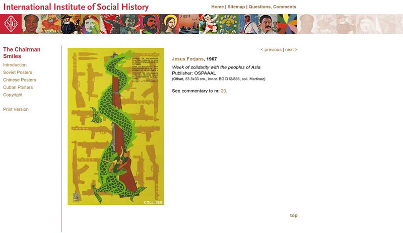 International Institute of Social History: Week of Solidarity With the Peoples O Graphic International Institute of Social History: Week of Solidarity With the Peoples O Graphic