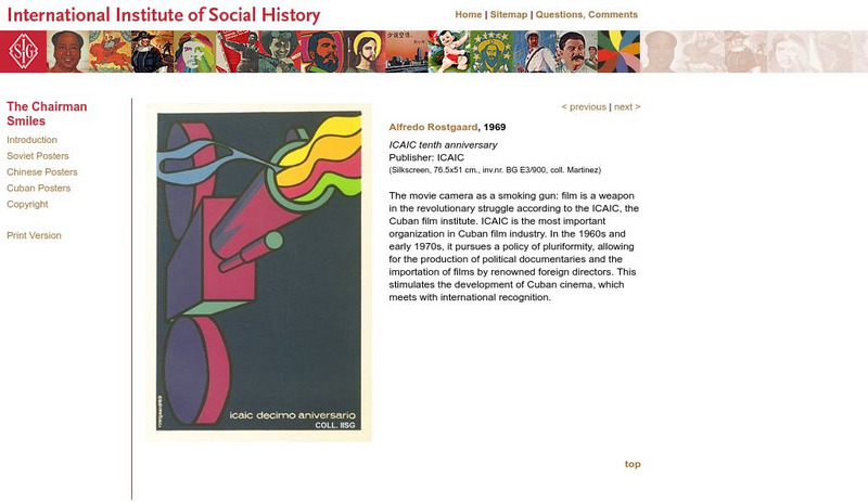 International Institute of Social History: Icaic Tenth Anniversary Graphic International Institute of Social History: Icaic Tenth Anniversary Graphic