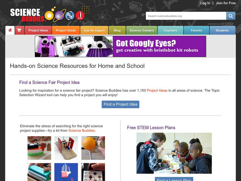 Science Buddies: Science Fair Project Ideas, Answers, and Tools Website Science Buddies: Science Fair Project Ideas, Answers, and Tools Website