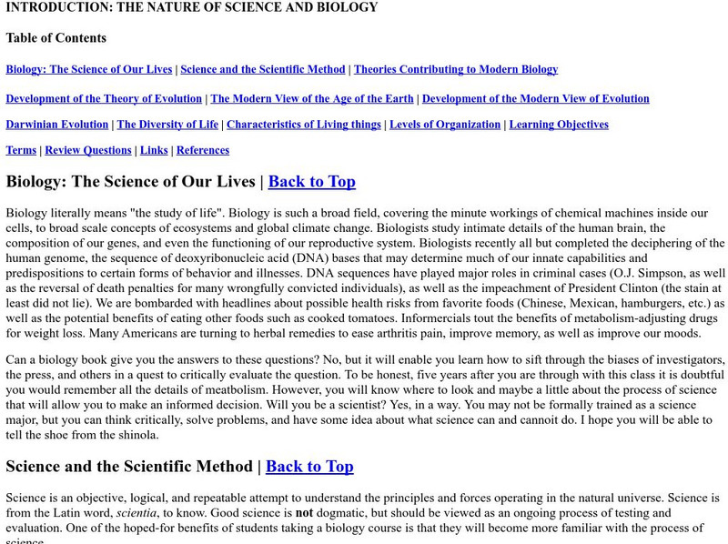 Online Biology Book: The Nature of Science and Biology eBook Online Biology Book: The Nature of Science and Biology eBook
