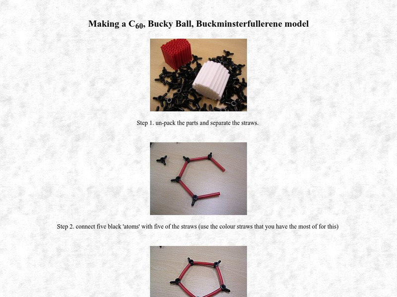 Creative Science Centre: Making a C60, Bucky Ball, Buckminsterfullerene Model Article Creative Science Centre: Making a C60, Bucky Ball, Buckminsterfullerene Model Article