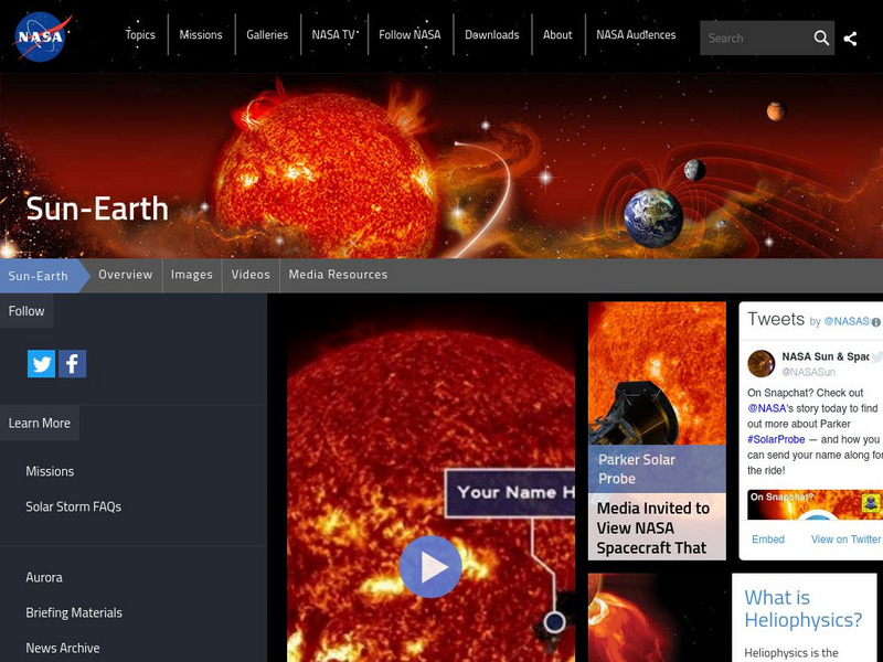 Nasa: Heliophysics: New Science of the Sun Solar System Connection Website Nasa: Heliophysics: New Science of the Sun Solar System Connection Website