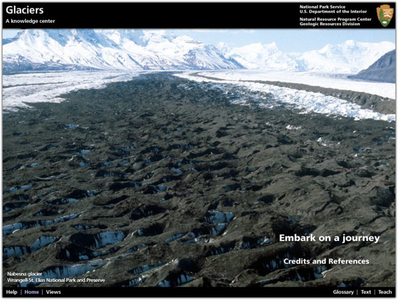 National Park Service: Explore Nature: Views: Glaciers: Embark on a Journey Website