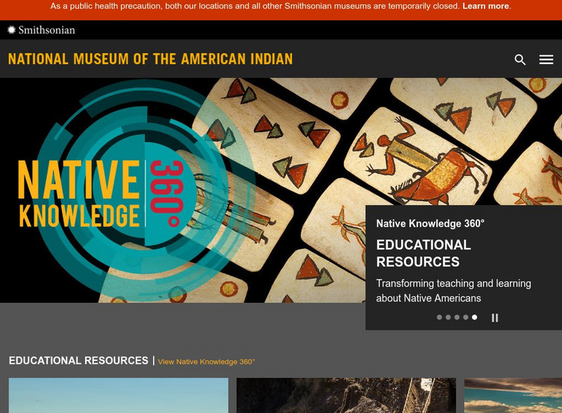 National Museum of the American Indian Website National Museum of the American Indian Website