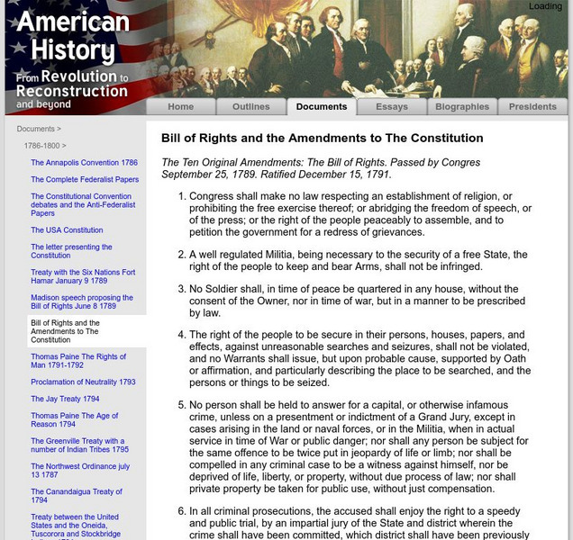 American History: Documents: The 13th Amendment Primary American History: Documents: The 13th Amendment Primary
