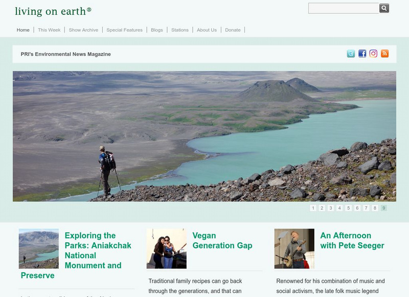 Living on Earth Website Living on Earth Website