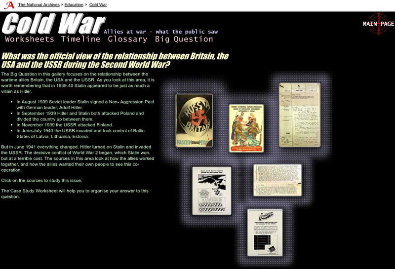 The Learning Curve: Allies at War Unit Plan