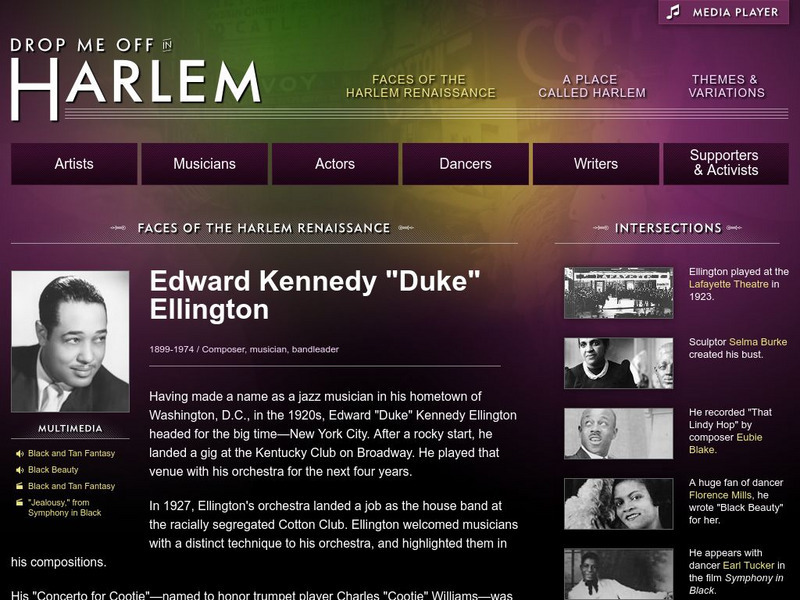 The Kennedy Center: Arts Edge: Duke Ellington Handout The Kennedy Center: Arts Edge: Duke Ellington Handout