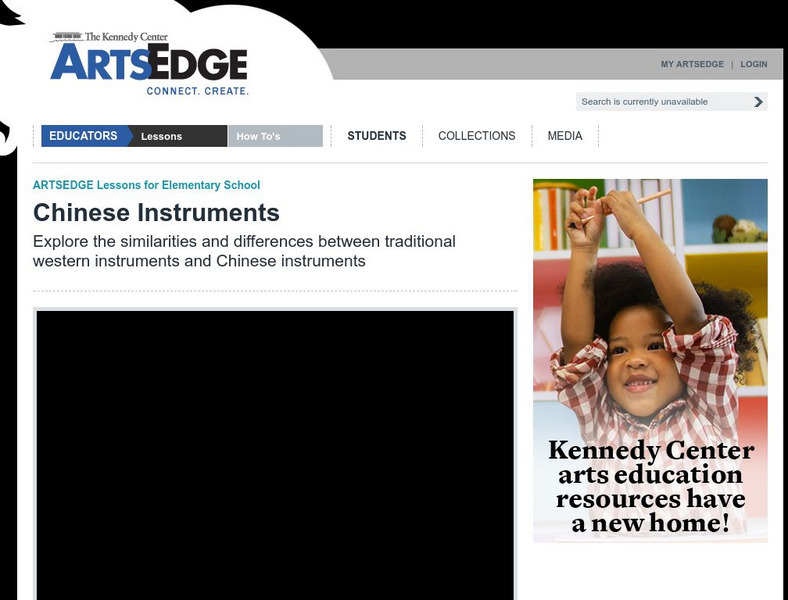 The Kennedy Center: Chinese Instruments Lesson Plan The Kennedy Center: Chinese Instruments Lesson Plan