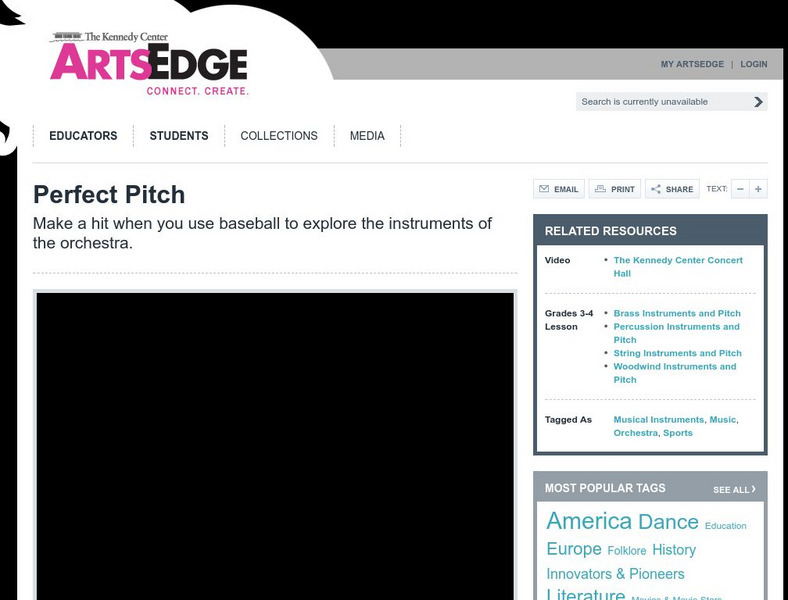 The Kennedy Center: Perfect Pitch Interactive The Kennedy Center: Perfect Pitch Interactive